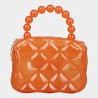 Kid's Orange Polyurethane Bag, , small image number null