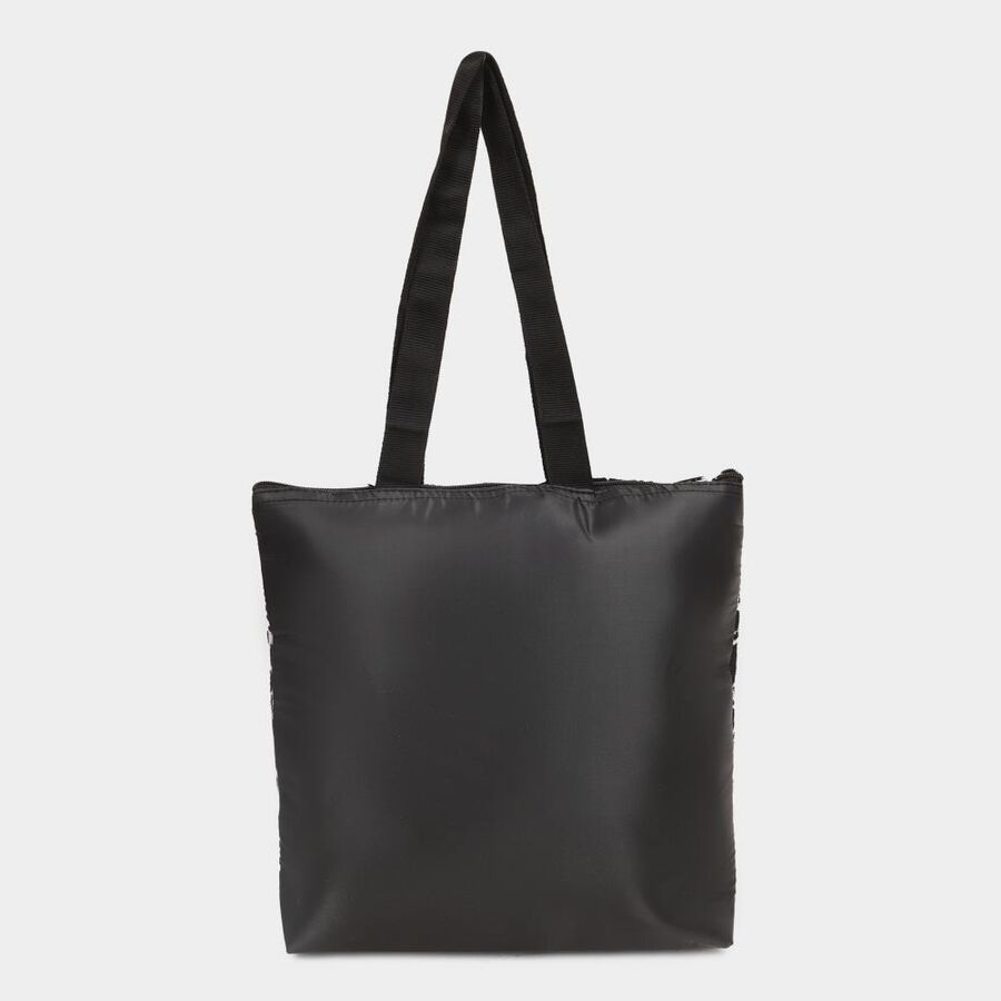 Women's Colour Block Fabric Tote Bag, , large image number null