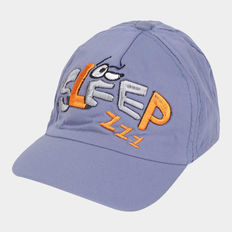 Kids' Blue Canvas Cap, , large image number null
