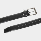 Men's Black Polyurethane Belt, , small