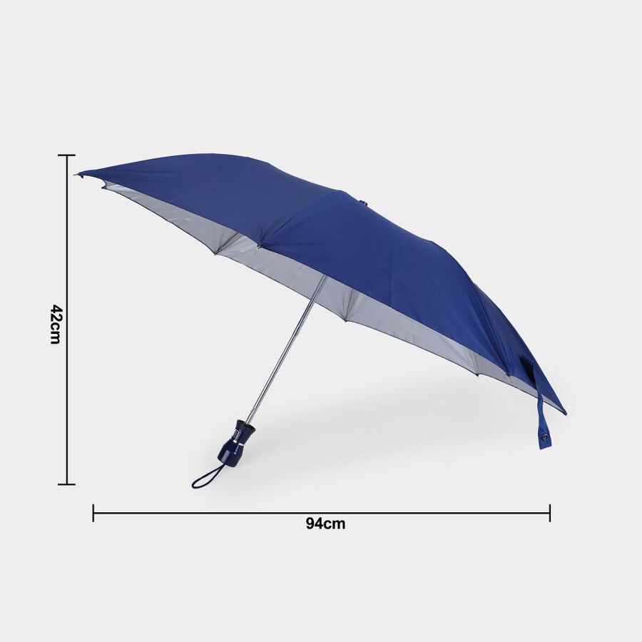 Navy Blue Polyester Men's Umbrella, , large