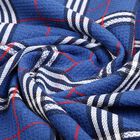 220 GSM Blue Cotton Blend Bath Towel, , small