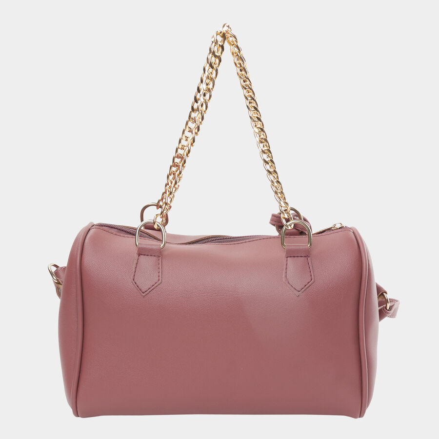Women's Polyurethane Zipper Sling Bag, , large image number null