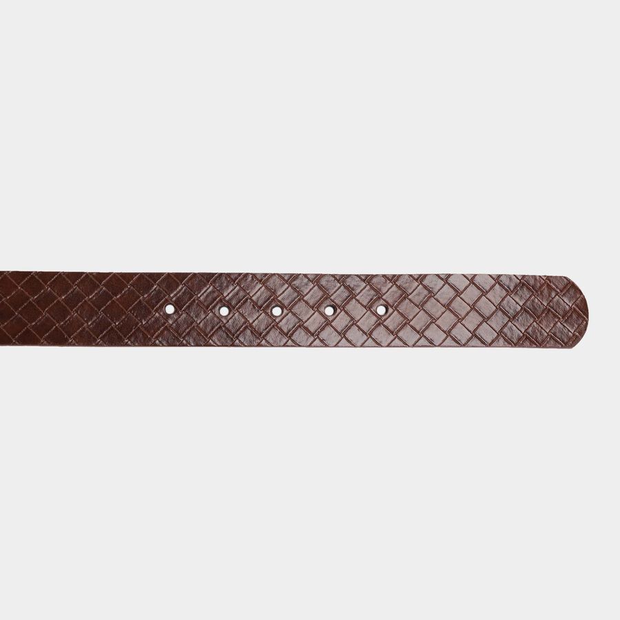 Men's Brown Polyurethane Casual Belt, , large image number null