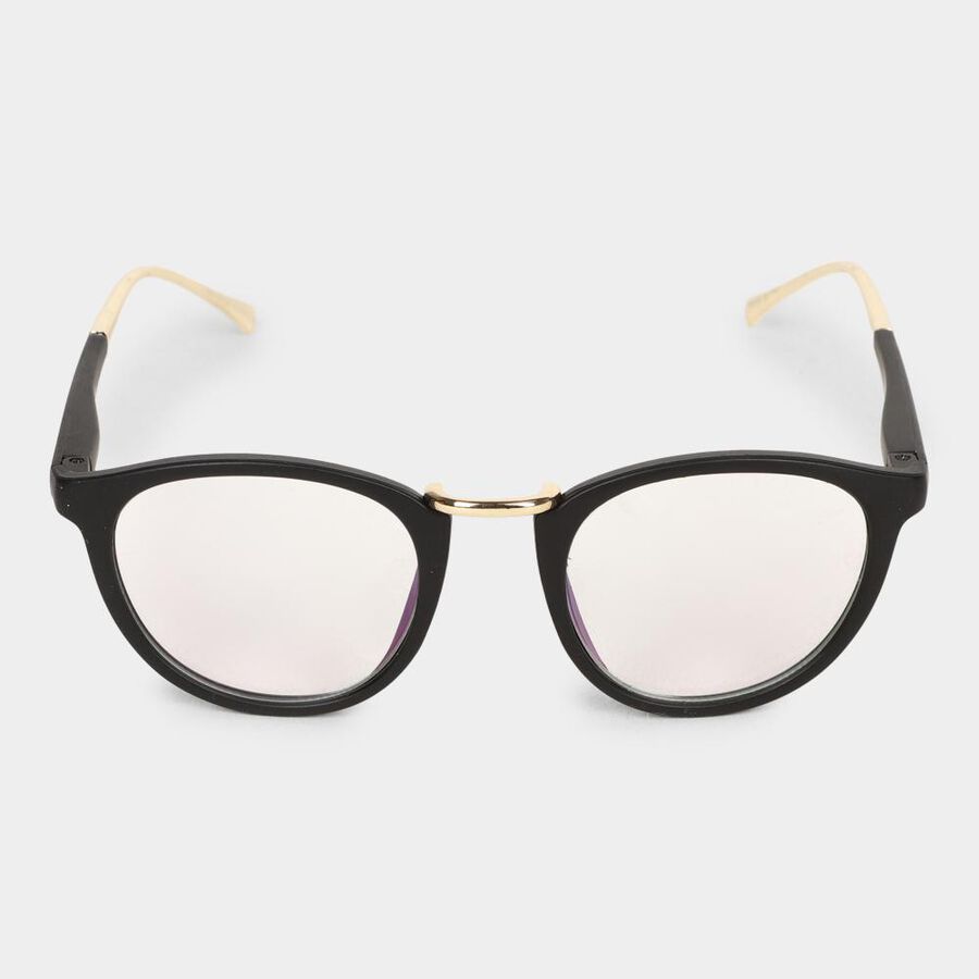 Clear Glass Plastic Cat Eye Frame - Color May Vary, , large image number null