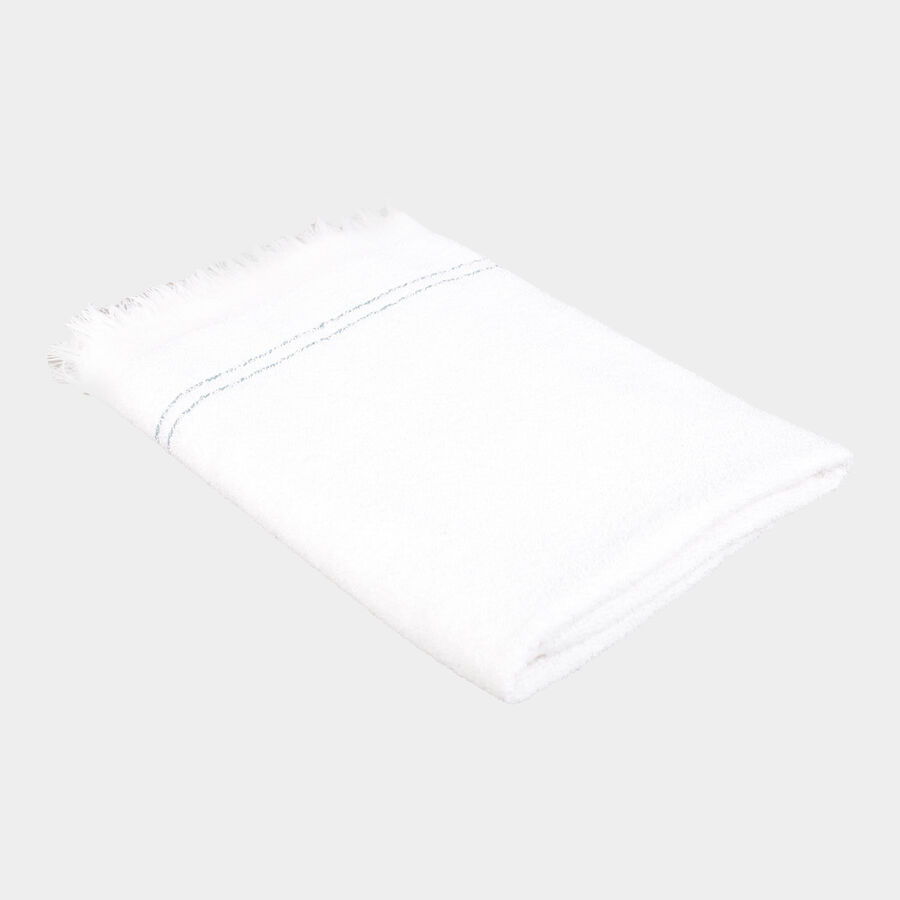 250 GSM White Cotton Bath Towel, , large image number null
