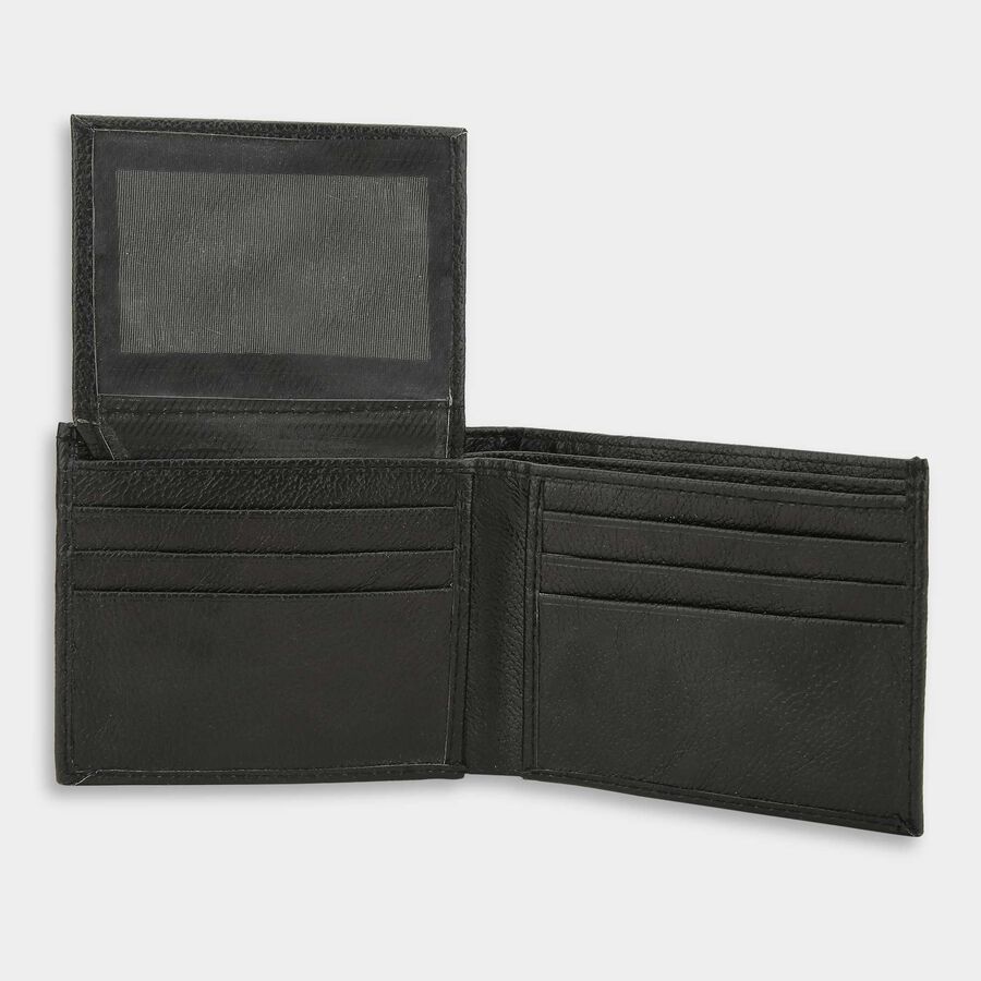 Men PU Black Wallet, , large image number null