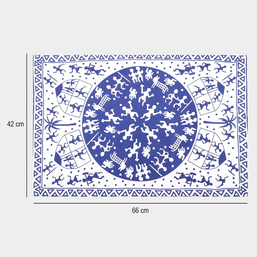 Printed Cotton Blend Pillow Cover, , large image number null