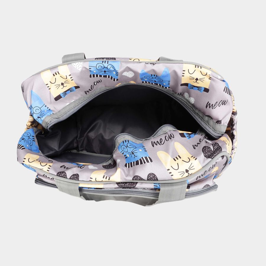 Polyurethane Mothers' Bag, 3 Compartments, Cloth Handle, , large image number null