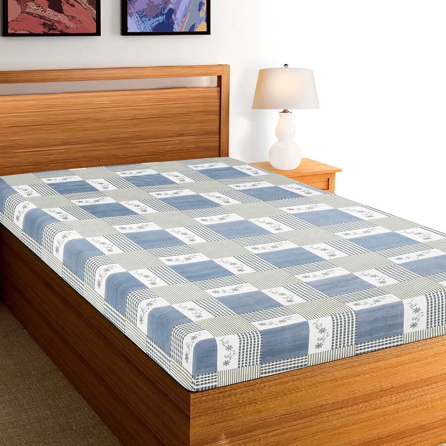 104 TC Cotton Single Bedsheet, , large image number null