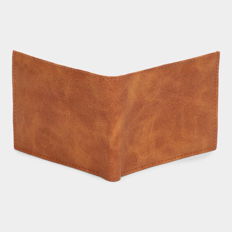 Men's Tan Polyurethane Wallet, , large image number null
