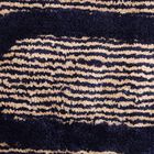 Anti-Skid Navy Blue Polyester Door Mat, , small