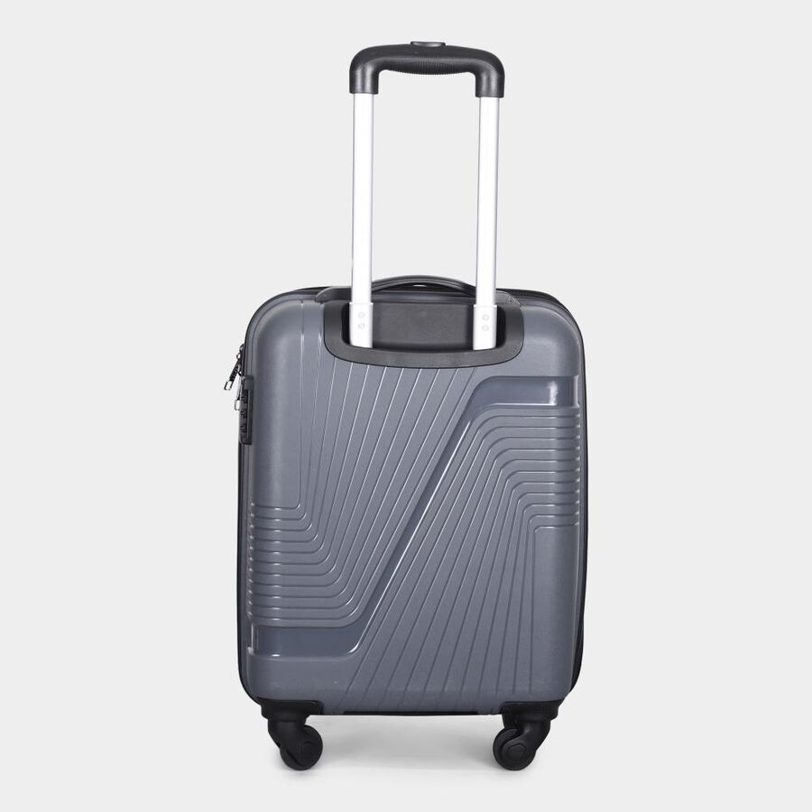 4-Wheel Dark Grey Polypropylene Hard Case Trolley, Small, , large image number null