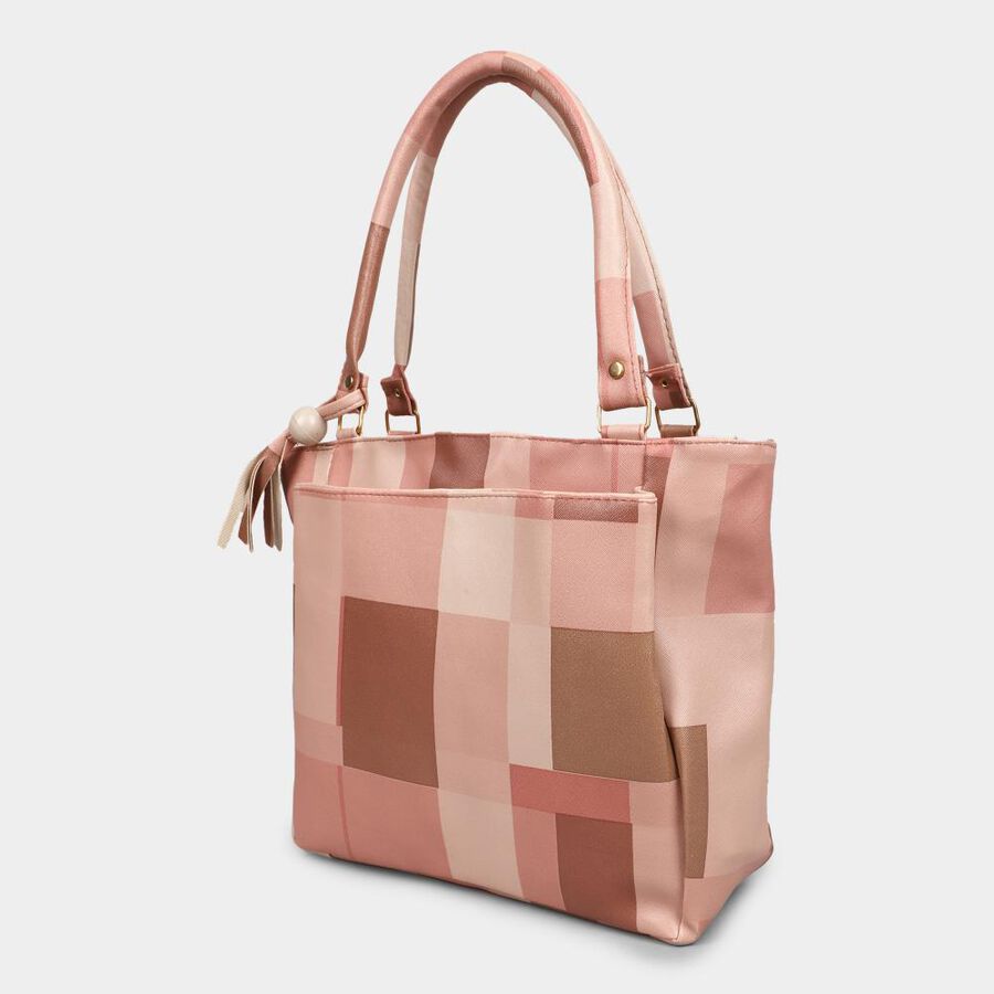 Women's Brown Pu Hand Bag, , large image number null