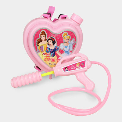 Pink Princess Kid's Tank Water Gun