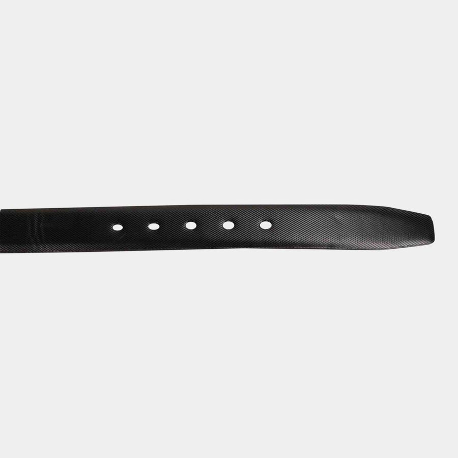 Men's Black Polyurethane Formal Belt, , large image number null