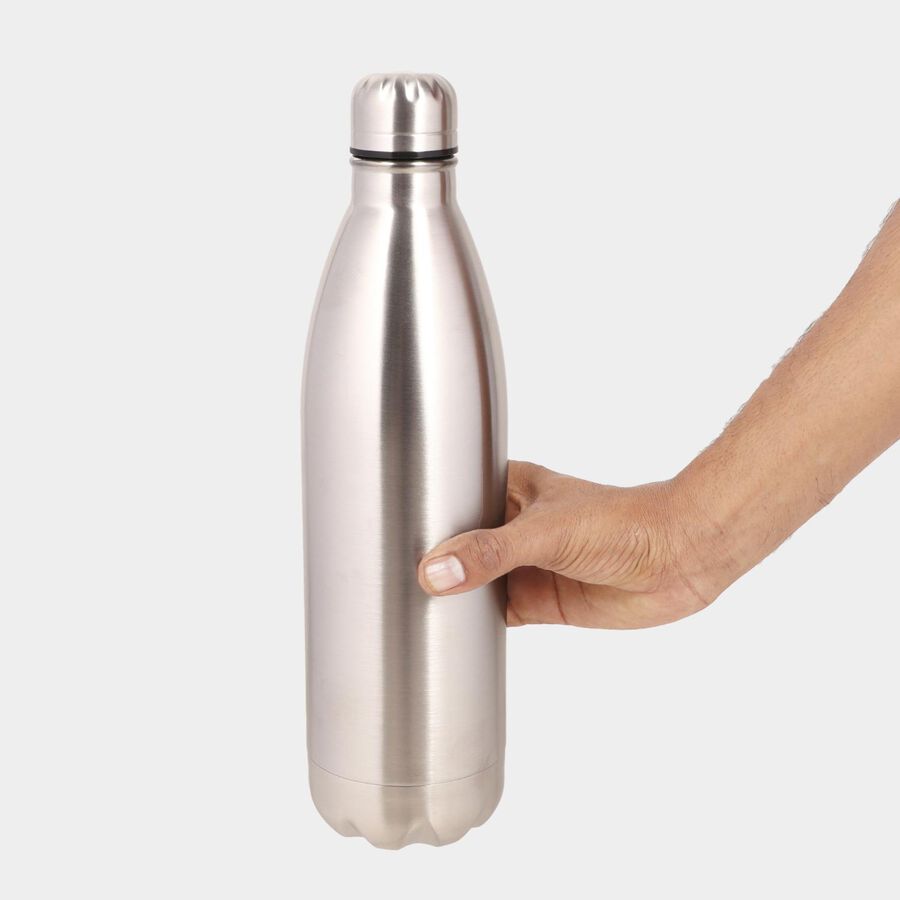 1 L Steel Insulated Bottle | 24 Hours Hot and Cold Water Bottle, , large image number null