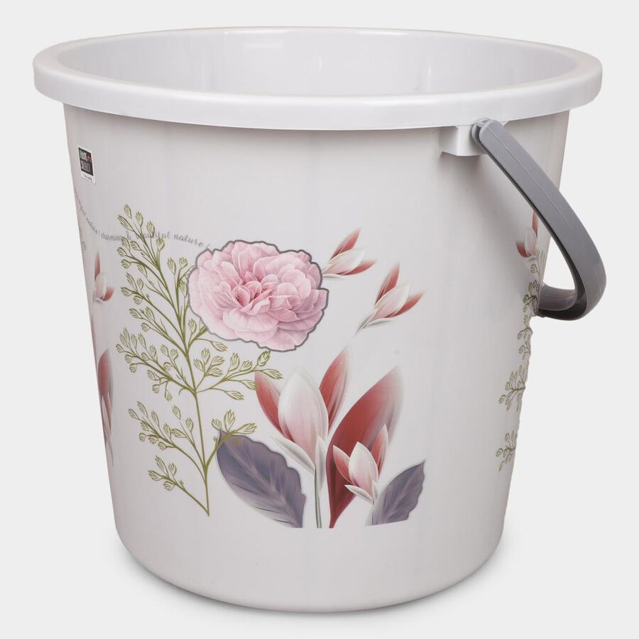 25L Grey Plastic Bucket, , large image number null