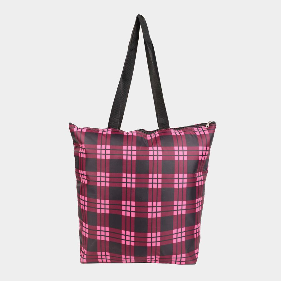 Women's Printed Fabric-Nylon Shopping Bag, Medium, , large image number null