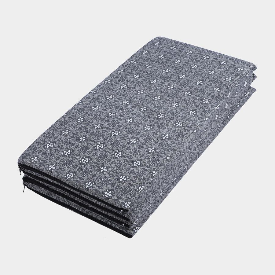 Grey Polyester Printed Mattress, , large