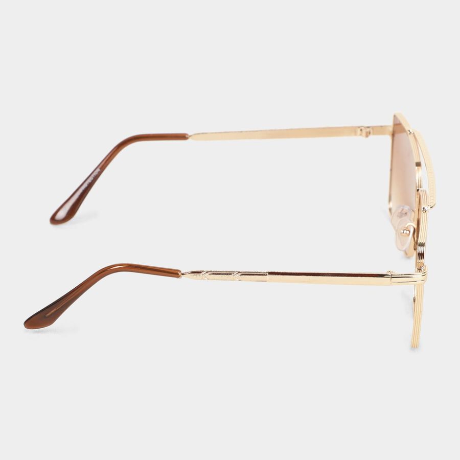 Men's Metal Gradient Square Sunglasses, , large image number null
