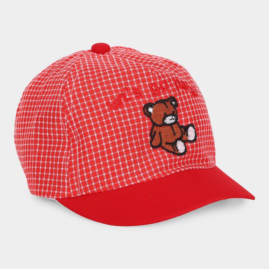 Kid's Red Fabric Cap , , large