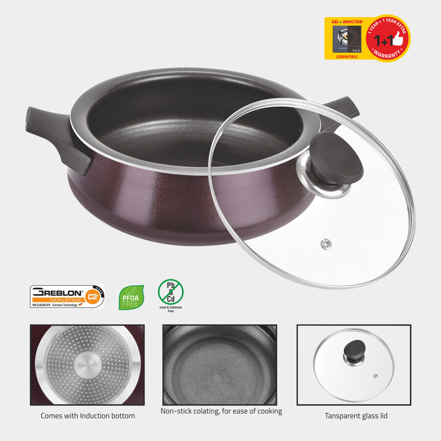 Aluminium Cook & Serve Handi, Induction Compatible, , large image number null