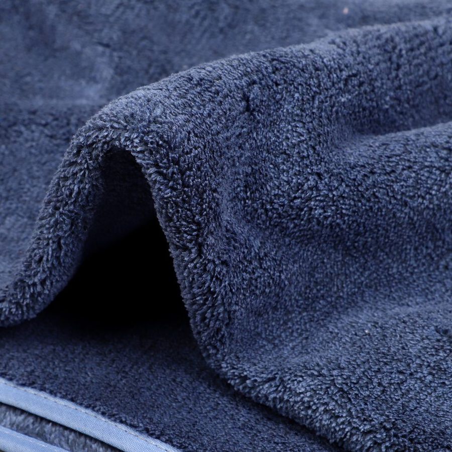 380 GSM Blue Microfiber Bath Towel, , large image number null