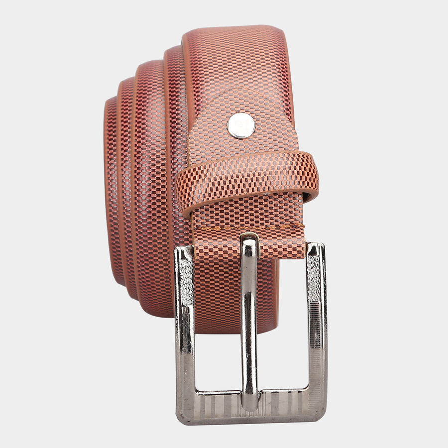 Men Formal Tan Belt (36 in.), , large image number null