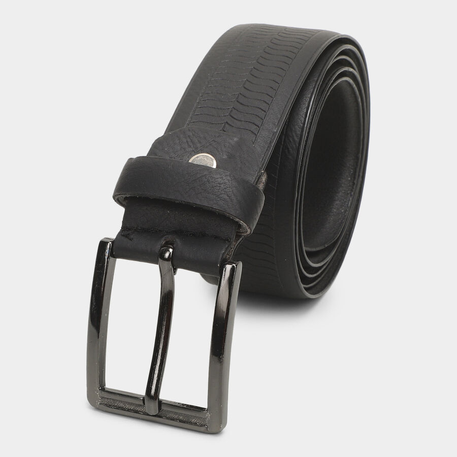 Men's Brown Polyurethane Belt, , large image number null