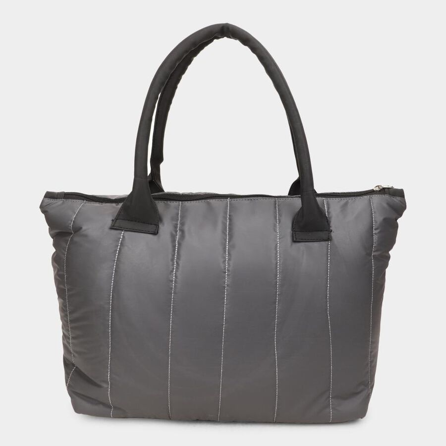 Women's Grey Fabric-Polyester Tote Bag, , large image number null