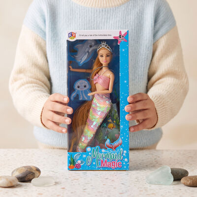 Kid's Mermaid Magic Fashion Doll