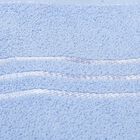 360 GSM Blue Cotton Bath Towel, , small image number null