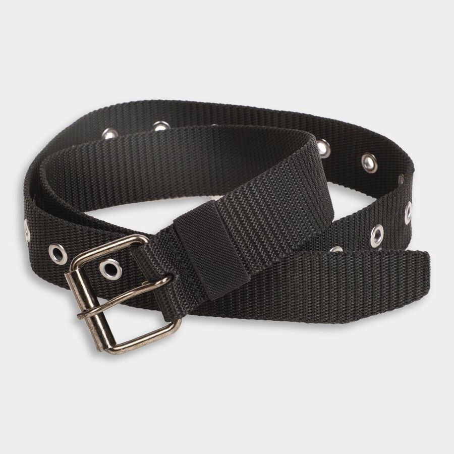 Men's Dark Green Canvas Casual Belt, , large image number null