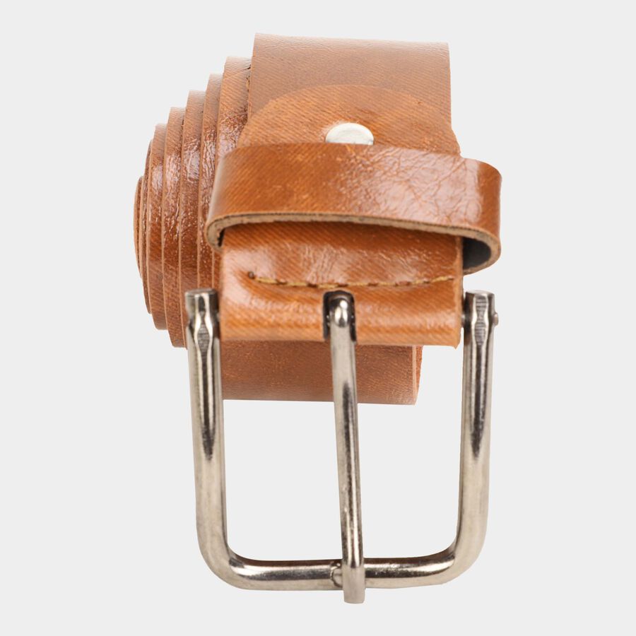 Men's Tan Polyurethane Casual Belt, , large image number null