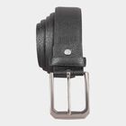 Men's Black Polyurethane Casual Belt, , small image number null