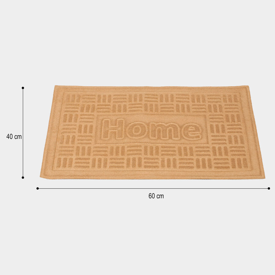 Mustard Polyester Door Mat, , large image number null