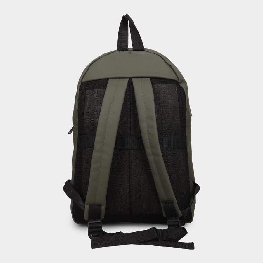 Women's Grey Pu Backpack, , large image number null
