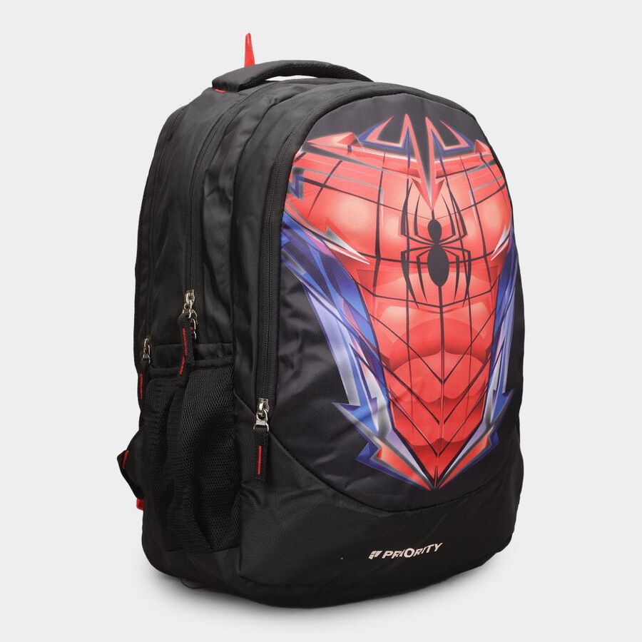 Spiderman Kid's Black Fabric Bag, , large image number null