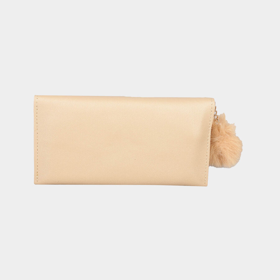 Women's Polyurethane Envelope/Zipper Hand Pouch, , large image number null