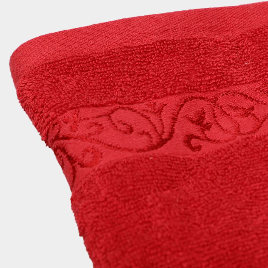 110 GSM Red Cotton Hand Towel, , large image number null
