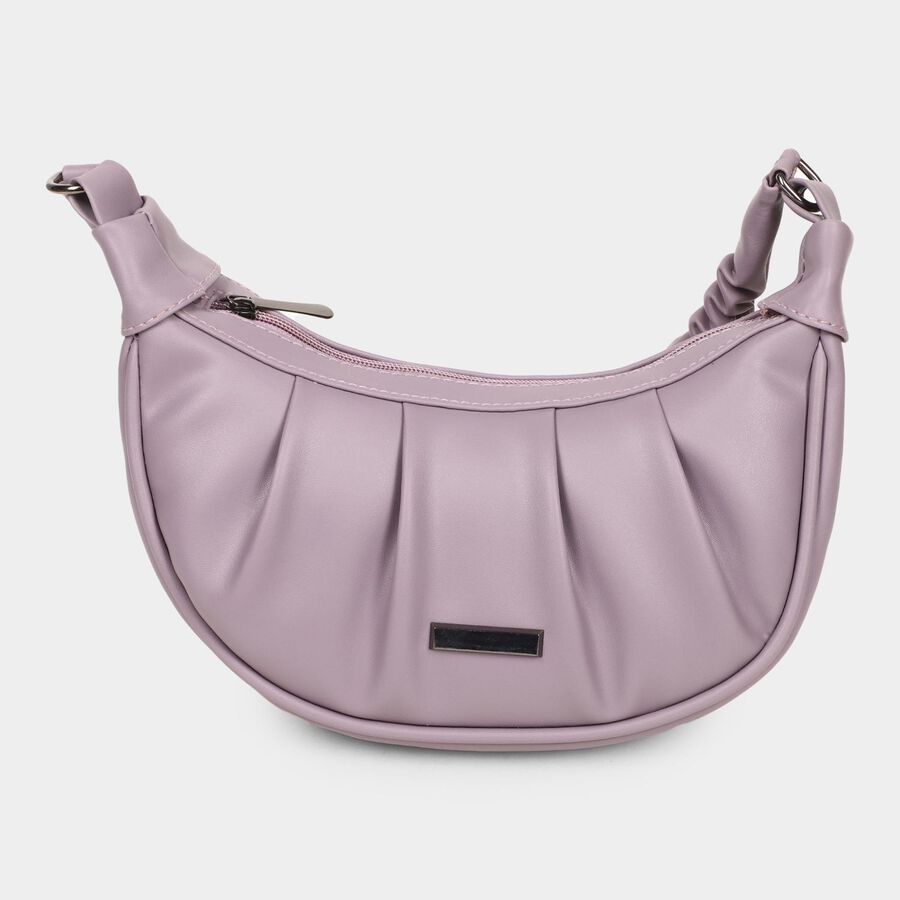 Women's Lilac Polyurethane Sling Bag, , large image number null