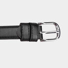 Women's Black Polyurethane Belt, , small image number null