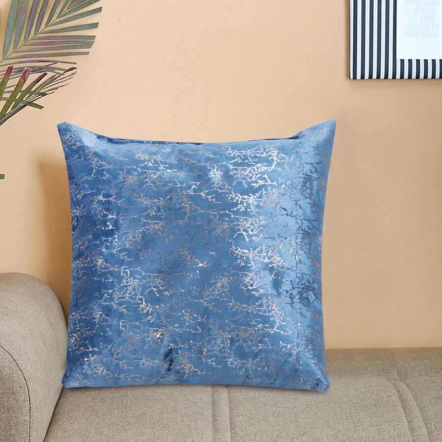 Blue Microfiber Cushion, , large image number null