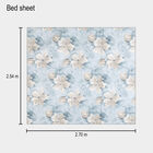 Blue Cotton Double Bedsheet, , small image number null