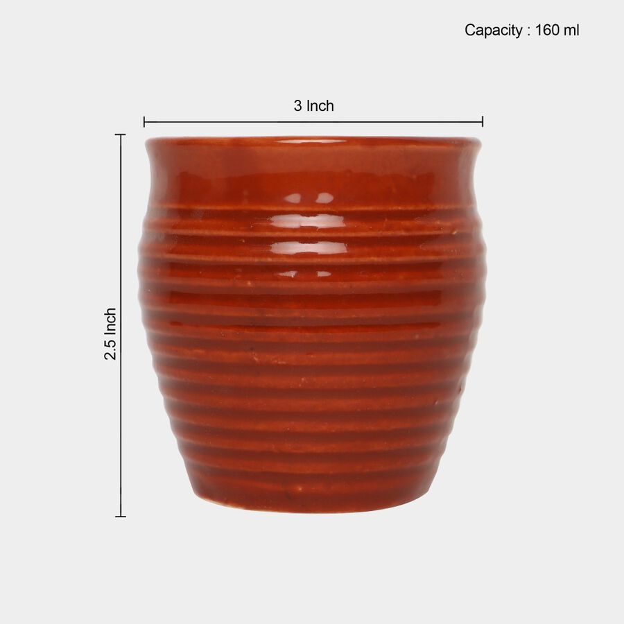 1 pc. Stoneware Round Kullad - 150 ml, , large image number null