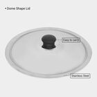 Stainless Steel Multi Purpose Lid (Cover) With Knob - 24.5cm, , small image number null
