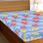 Blue Microfiber Single Bedsheet, , small image number null