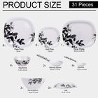 Melamine Dinner Set 31 Pcs, , small image number null
