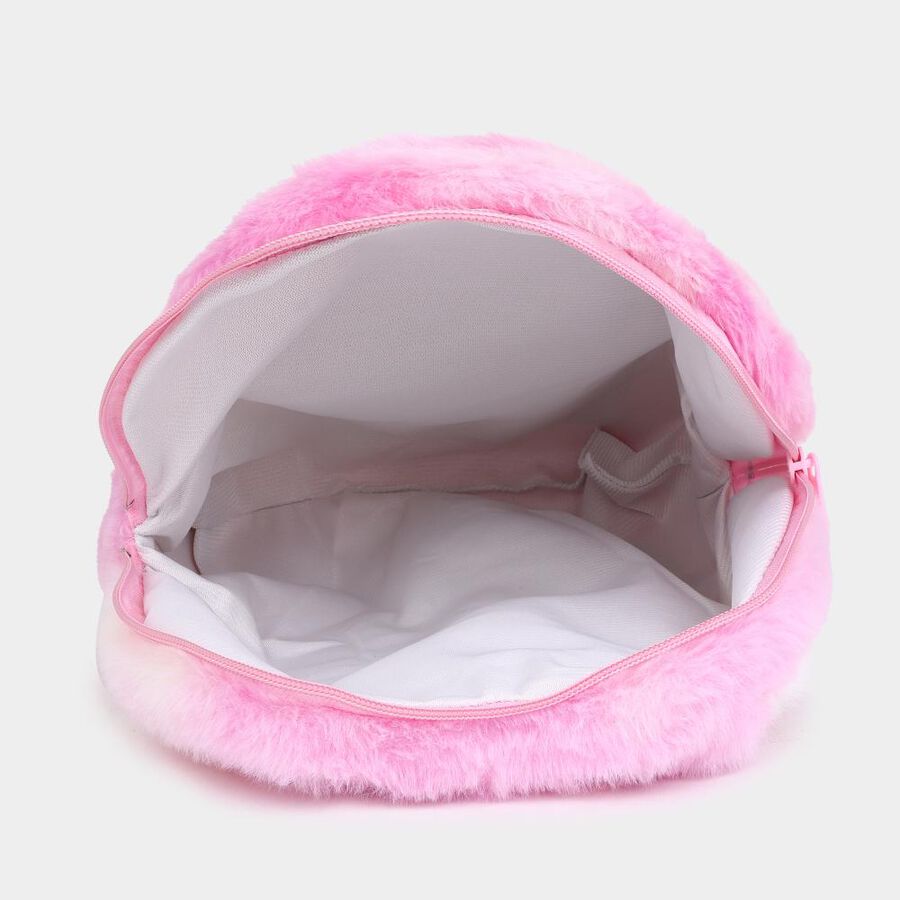 Kid's Pink Polyester Backpack, , large image number null